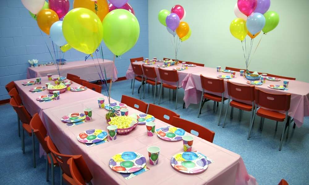 how to decorate table for birthday party