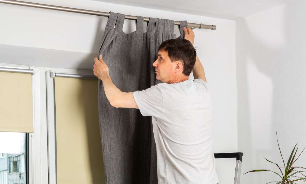 How To Put Up Curtain Rod